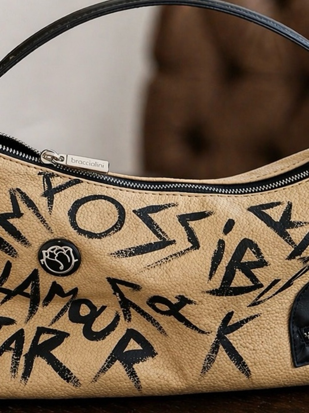 Braccialini Graffiti Shoulder Bag – Statement Piece